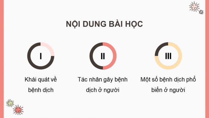 Giáo án điện tử chuyên đề Sinh học 11 chân trời Bài 6: Một số bệnh dịch phổ biến ở người