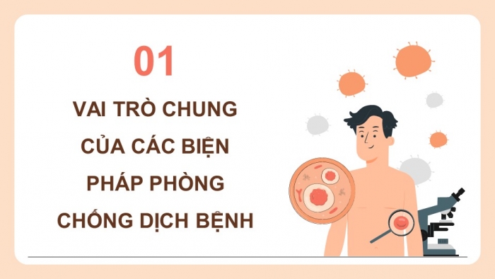 Giáo án điện tử chuyên đề Sinh học 11 chân trời Bài 8: Các biện pháp phòng chống bệnh dịch ở người