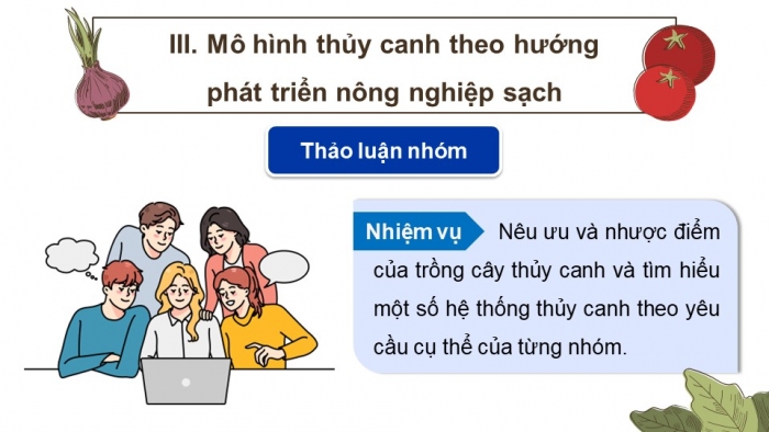 Giáo án điện tử chuyên đề Sinh học 11 cánh diều Bài 2: Nông nghiệp sạch (P2)