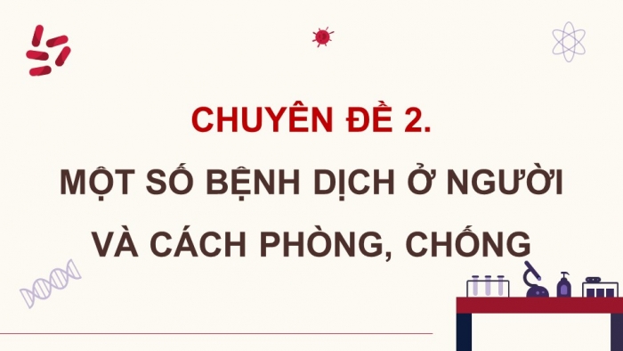 Giáo án điện tử chuyên đề Sinh học 11 cánh diều Bài 4: Bệnh dịch và tác nhân gây bệnh ở người