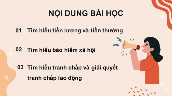 Giáo án điện tử chuyên đề Kinh tế pháp luật 11 cánh diều Bài 5: Một số vấn đề của pháp luật lao động về tiền lương và tiền thưởng, bảo hiểm xã hội, tranh chấp và giải quyết tranh chấp lao động