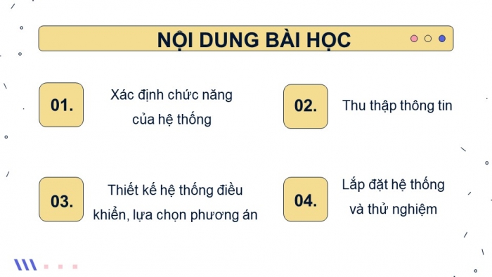 Giáo án điện tử chuyên đề Thiết kế và Công nghệ 10 cánh diều Bài 8: Thiết kế hệ thống điều khiển đơn giản cho ngôi nhà thông minh