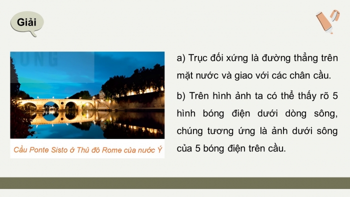 Giáo án điện tử chuyên đề Toán 11 kết nối Bài 3: Phép đối xứng trục