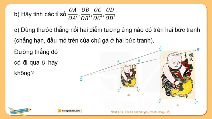 Giáo án điện tử chuyên đề Toán 11 kết nối Bài 6: Phép vị tự