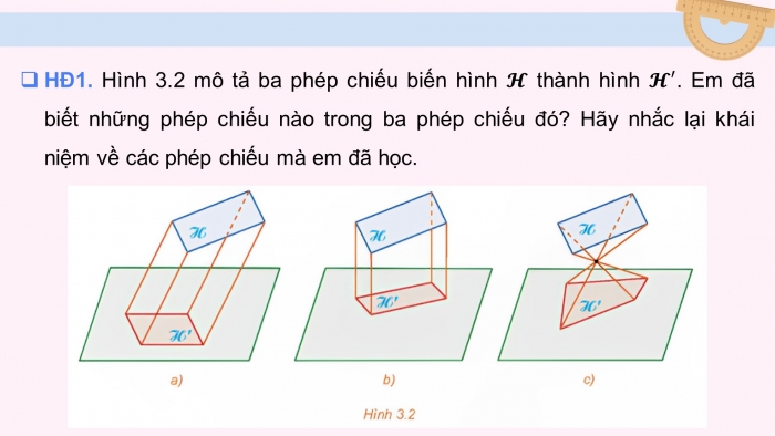 Giáo án điện tử chuyên đề Toán 11 kết nối Bài 11: Hình chiếu vuông góc và hình chiếu trục đo