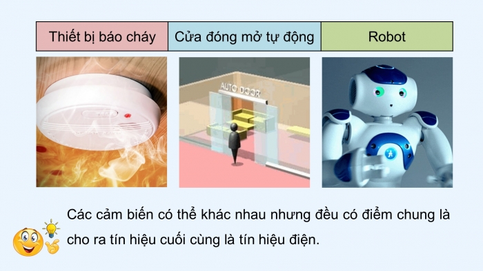 Giáo án điện tử chuyên đề Vật lí 11 kết nối Bài 7: Cảm biến