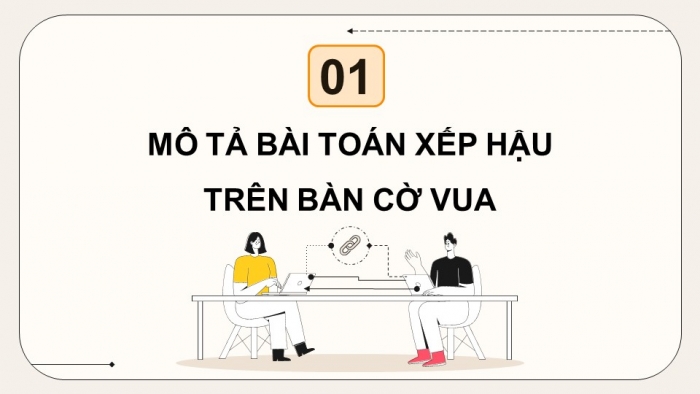 Giáo án điện tử chuyên đề Khoa học máy tính 11 kết nối Bài 15: Bài toán xếp Hậu