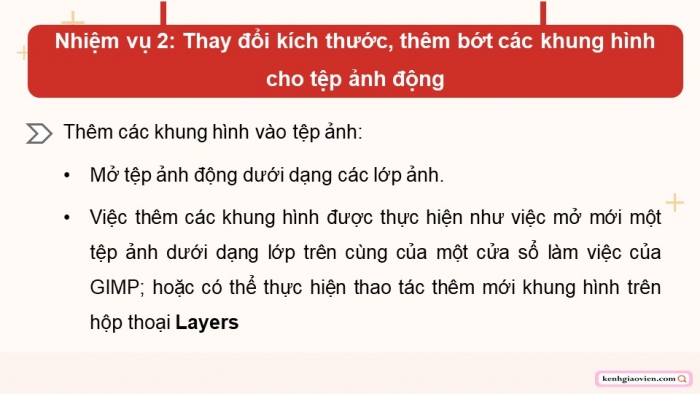 Giáo án điện tử chuyên đề Tin học ứng dụng 11 kết nối Bài 15: Thực hành biên tập ảnh động