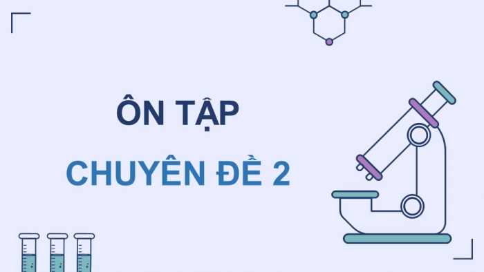 Giáo án điện tử chuyên đề Sinh học 11 chân trời Ôn tập CĐ 2