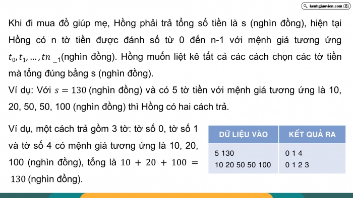 Giáo án điện tử chuyên đề Khoa học máy tính 11 cánh diều Bài 3: Thực hành kĩ thuật quay lui