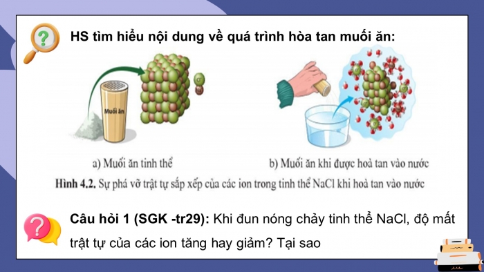 Giáo án điện tử chuyên đề Hoá học 10 cánh diều Bài 4: Entropy và biến thiên năng lượng tự do Gibbs