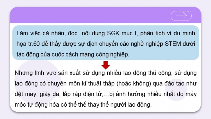 Giáo án điện tử chuyên đề Thiết kế và Công nghệ 10 cánh diều Bài 11: Nhu cầu nghề nghiệp STEM ở Việt Nam