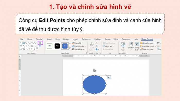 Giáo án điện tử chuyên đề Tin học ứng dụng 10 cánh diều Bài 3: Vẽ hình và tạo hộp văn bản