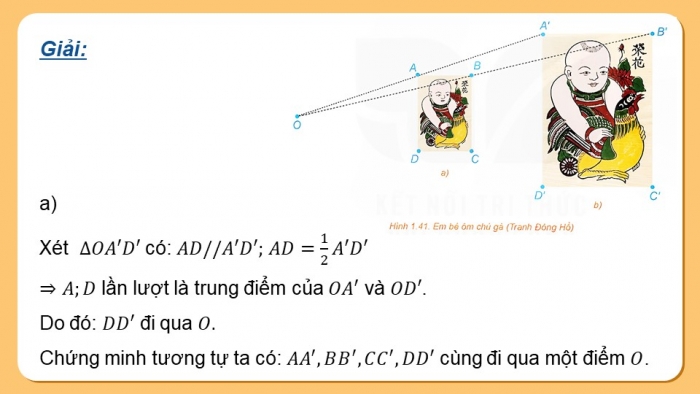 Giáo án điện tử chuyên đề Toán 11 kết nối Bài 6: Phép vị tự