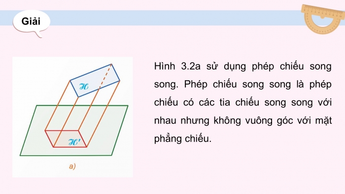 Giáo án điện tử chuyên đề Toán 11 kết nối Bài 11: Hình chiếu vuông góc và hình chiếu trục đo