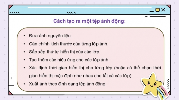 Giáo án điện tử chuyên đề Tin học ứng dụng 11 kết nối Bài 12: Tạo ảnh động