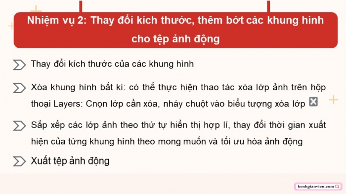 Giáo án điện tử chuyên đề Tin học ứng dụng 11 kết nối Bài 15: Thực hành biên tập ảnh động