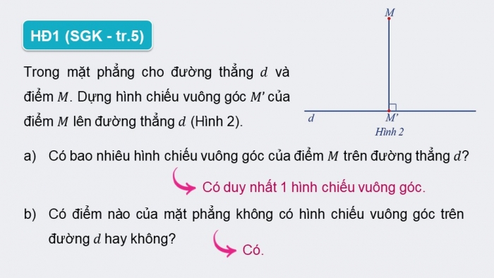 Giáo án điện tử chuyên đề Toán 11 cánh diều Bài 1: Phép dời hình