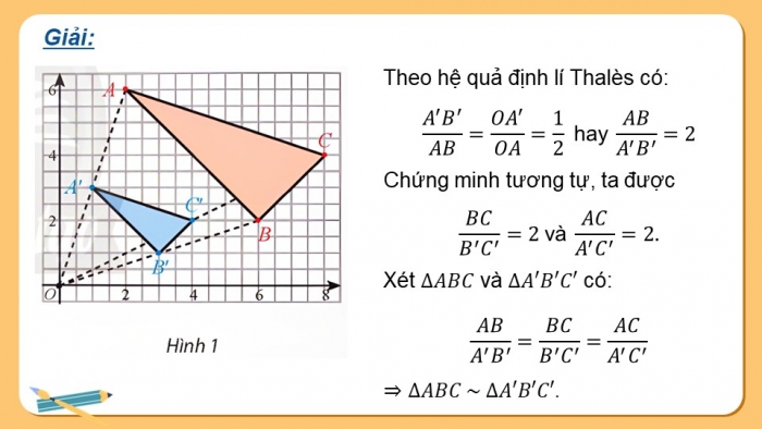 Giáo án điện tử chuyên đề Toán 11 chân trời Bài 6: Phép vị tự