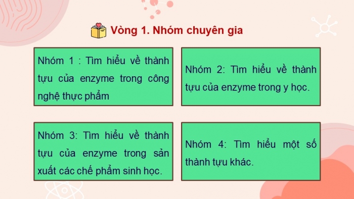 Giáo án điện tử chuyên đề Sinh học 10 chân trời Bài 6: Thành tựu của công nghệ enzyme