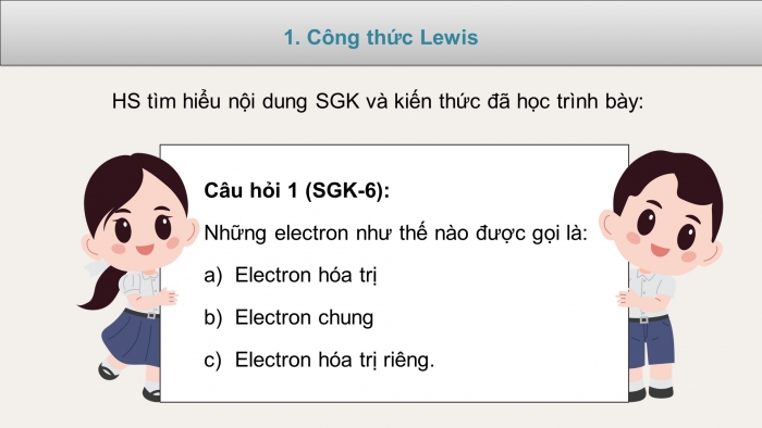 Giáo án điện tử chuyên đề Hoá học 10 cánh diều Bài 1: Liên kết hoá học và hình học phân tử