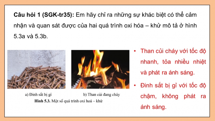 Giáo án điện tử chuyên đề Hoá học 10 cánh diều Bài 5: Sơ lược về phản ứng cháy và nổ