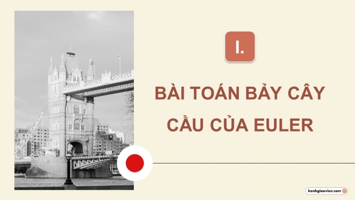 Giáo án điện tử chuyên đề Toán 11 cánh diều Bài 1: Một vài yếu tố của Lí thuyết đồ thị. Đường đi Euler và đường đi Hamilton