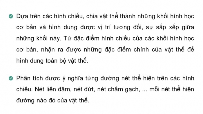 Giáo án điện tử chuyên đề Toán 11 cánh diều Bài 2: Đọc và vẽ bản vẽ kĩ thuật đơn giản