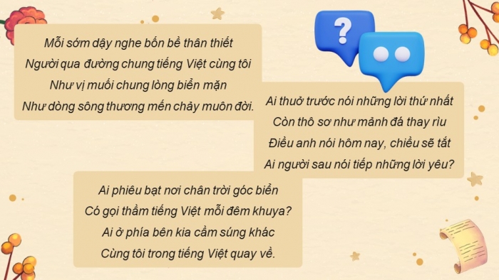 Giáo án điện tử chuyên đề Ngữ văn 11 chân trời CĐ 2 Phần 1: Bản chất xã hội – văn hoá của ngôn ngữ