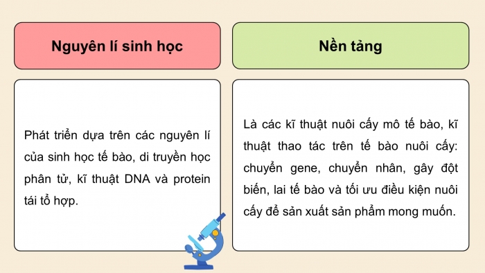 Giáo án điện tử chuyên đề Sinh học 10 cánh diều Bài 1: Thành tựu hiện đại của công nghệ tế bào