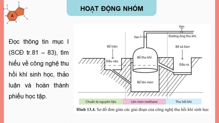 Giáo án điện tử chuyên đề Sinh học 10 cánh diều Bài 13: Công nghệ ứng dụng vi sinh vật trong thu hồi khí sinh học và xử lí chất thải rắn