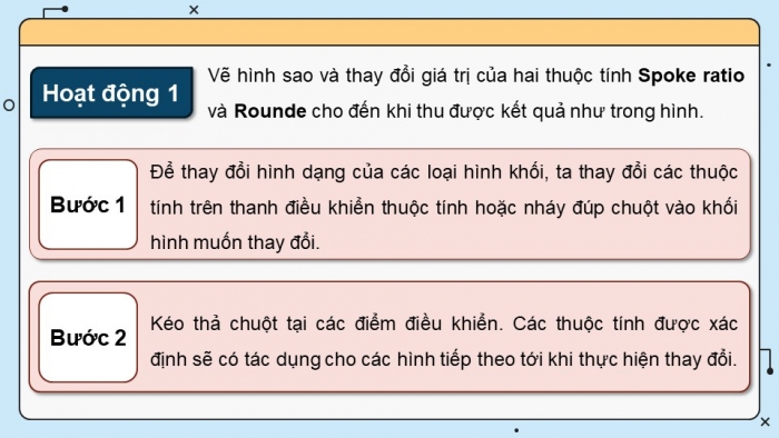 Giáo án điện tử chuyên đề Tin học ứng dụng 11 kết nối Bài 2: Làm việc với đối tượng hình khối