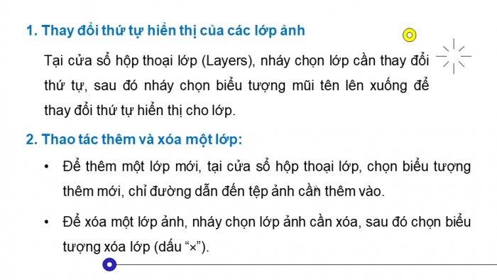 Giáo án điện tử chuyên đề Tin học ứng dụng 11 kết nối Bài 11: Thao tác với các lớp ảnh