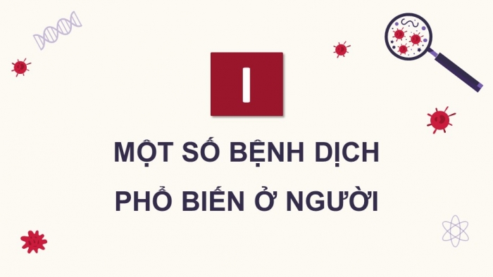 Giáo án điện tử chuyên đề Sinh học 11 cánh diều Bài 4: Bệnh dịch và tác nhân gây bệnh ở người