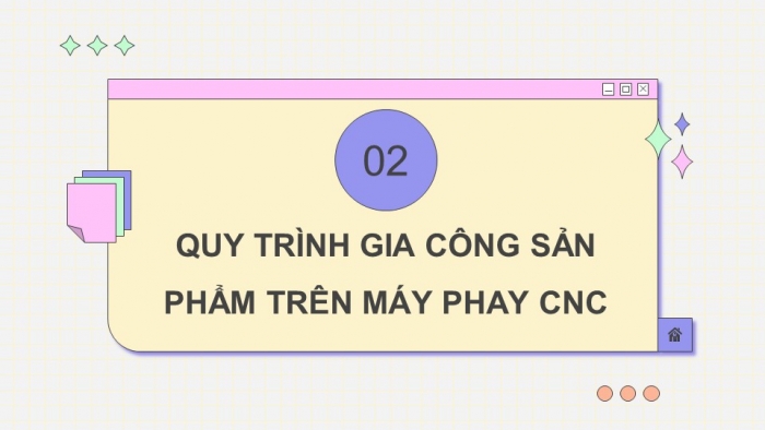 Giáo án điện tử chuyên đề Công nghệ cơ khí 11 cánh diều Bài 8: Quy trình gia công trên máy CNC