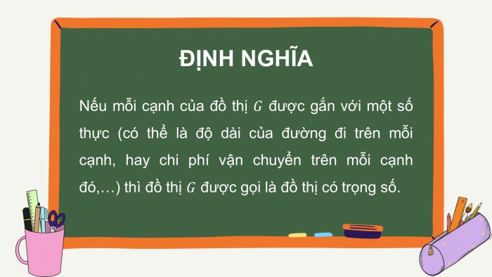 Giáo án điện tử chuyên đề Toán 11 cánh diều Bài 2: Một vài ứng dụng của lí thuyết đồ thị