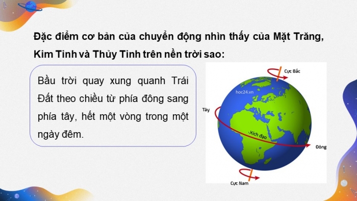 Giáo án điện tử chuyên đề Vật lí 10 cánh diều Bài 2: Chuyển động nhìn thấy của bầu trời