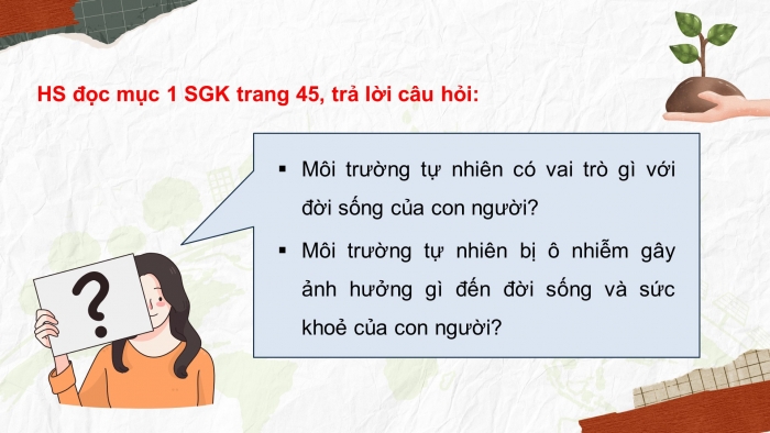 Giáo án điện tử chuyên đề Vật lí 10 cánh diều Bài 1: Sự cần thiết phải bảo vệ môi trường