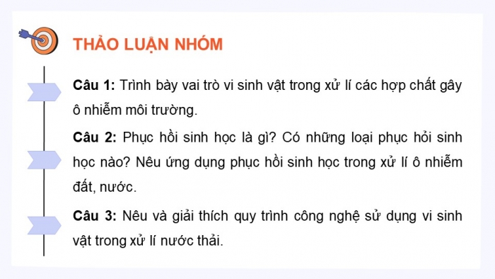 Giáo án điện tử chuyên đề Sinh học 10 cánh diều Ôn tập CĐ 3