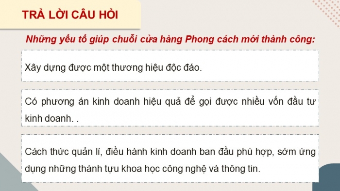 Giáo án điện tử chuyên đề Kinh tế pháp luật 10 cánh diều Bài 8: Kinh nghiệm thực tiễn sản xuất kinh doanh của doanh nghiệp nhỏ