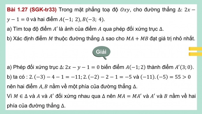 Giáo án điện tử chuyên đề Toán 11 kết nối Bài tập cuối CĐ 1