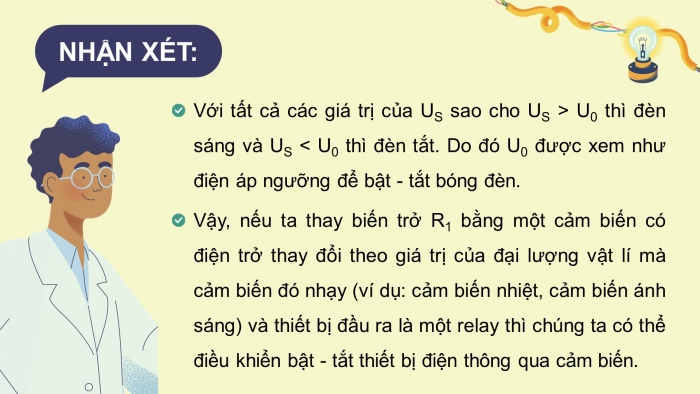 Giáo án điện tử chuyên đề Vật lí 11 kết nối Bài 9: Mạch điện đơn giản có sử dụng thiết bị đầu ra