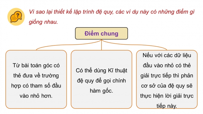 Giáo án điện tử chuyên đề Khoa học máy tính 11 kết nối Bài 2: Thiết kế thuật toán đệ quy