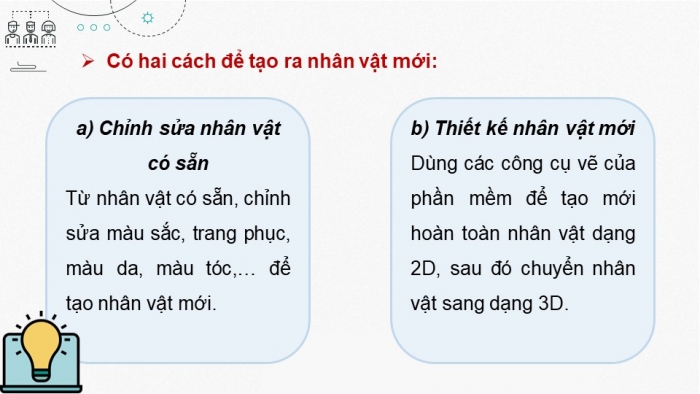 Giáo án điện tử chuyên đề Tin học ứng dụng 11 kết nối Bài 7: Thiết kế nhân vật hoạt hình