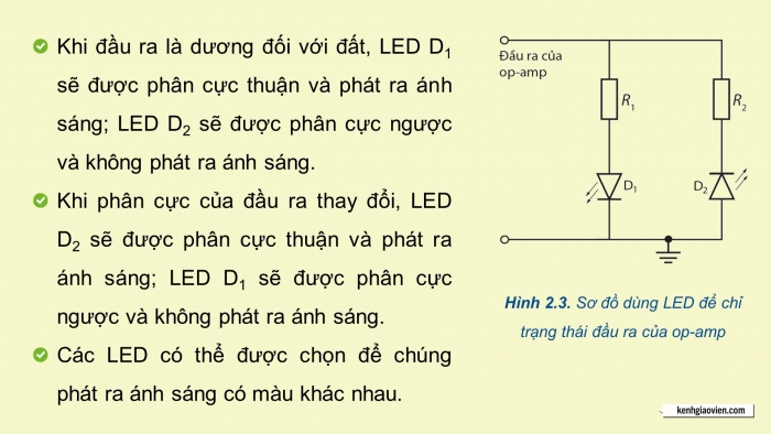 Giáo án điện tử chuyên đề Vật lí 11 cánh diều Bài 2: Thiết bị đầu ra