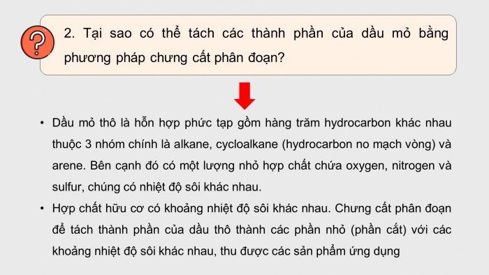 Giáo án điện tử chuyên đề Hoá học 11 cánh diều Bài 8: Chế biến dầu mỏ