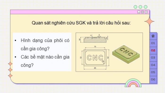 Giáo án điện tử chuyên đề Công nghệ cơ khí 11 cánh diều Bài 8: Quy trình gia công trên máy CNC