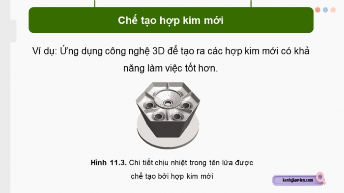 Giáo án điện tử chuyên đề Công nghệ cơ khí 11 cánh diều Bài 11: Xu hướng và triển vọng phát triển công nghệ in 3D