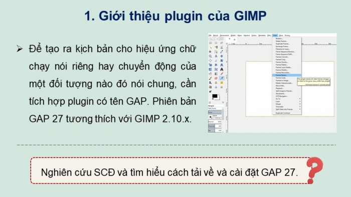 Giáo án điện tử chuyên đề Tin học ứng dụng 11 cánh diều Bài 5: Tạo ảnh động với hiệu ứng tự điều khiển