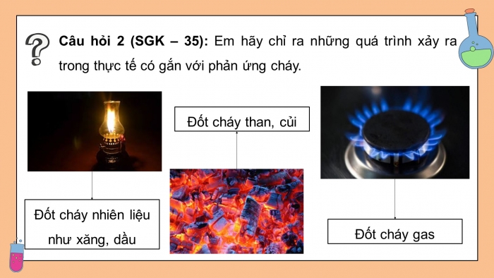 Giáo án điện tử chuyên đề Hoá học 10 cánh diều Bài 5: Sơ lược về phản ứng cháy và nổ